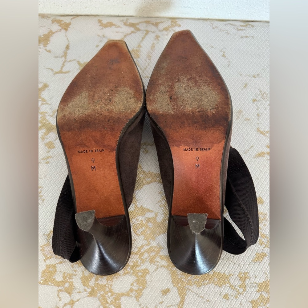 🔥🔥FINAL CLEARENCE🔥🔥 DONALD J PLINER Brown Suede Leather Snake Print Shoes - Picture 7 of 8
